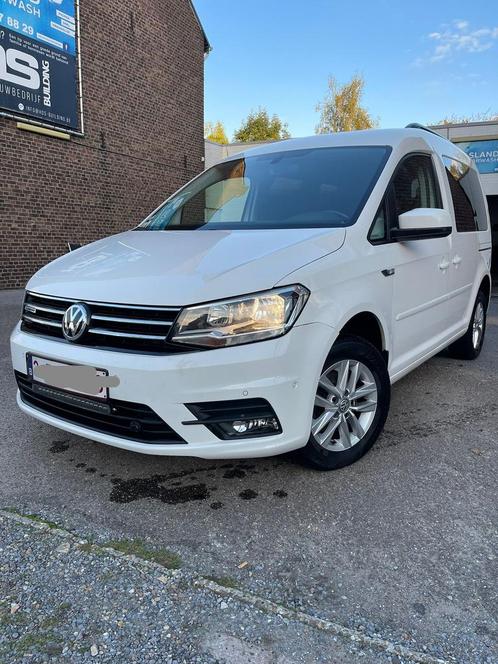 Volkswagen Caddy 2019 1.4 TGI bluemotion, Auto's, Volkswagen, Particulier, Caddy Combi, Benzine, Euro 6, Automaat, Wit, Zwart