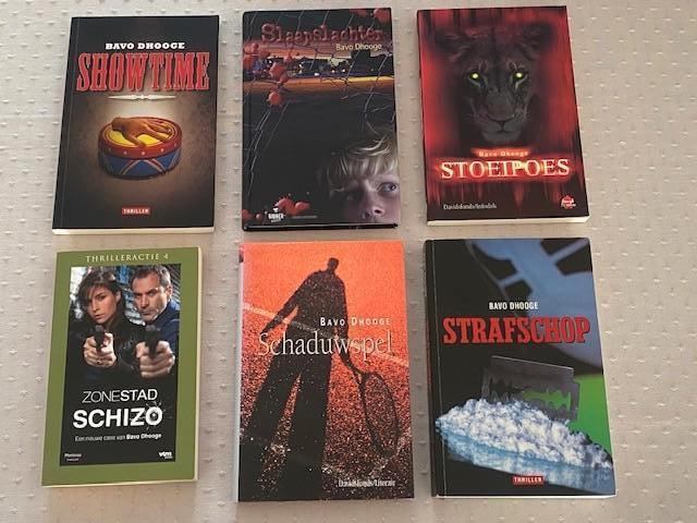 Lot van 6 boeken Bavo Dhooge, Livres, Thrillers, Enlèvement ou Envoi