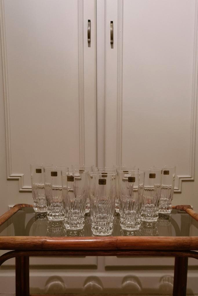 SET VAN 10 LONGDRINKGLAZEN LUMINARC, Collections, Verres & Petits Verres, Utilisé, Enlèvement