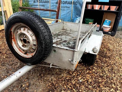 Mooie stevige aanhangwagen / remorque 13p metaal, Auto diversen, Aanhangers en Bagagewagens, Gebruikt, Ophalen