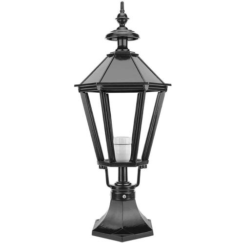 Lantaarn lampje zeskant Midwolda - 75 cm, Tuin en Terras, Buitenverlichting, Nieuw, Staande lamp, Aluminium, Led, Ophalen of Verzenden
