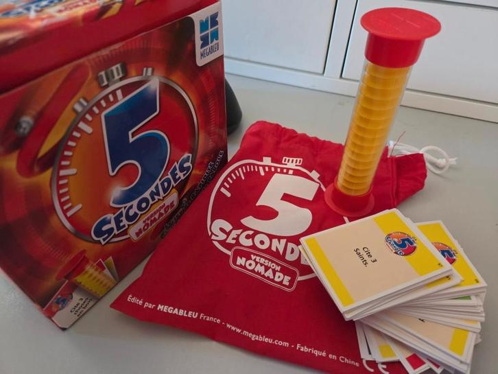 Jeu 5 secondes Chrono, Hobby & Loisirs créatifs, Jeux de société | Jeux de plateau, Utilisé, Trois ou quatre joueurs, Envoi