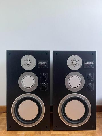 Technics SB-5 Honeycomb Disc Speakers, Autres marques, 60 à 120 watts, Enlèvement, Utilisé