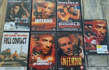 Jean-Claude Van Damme Filmcollectie 7 x Dvd's  beschikbaar voor biedingen