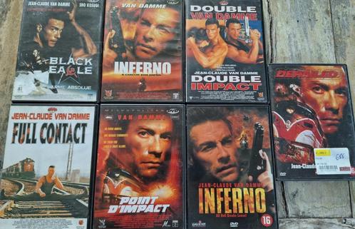 Jean-Claude Van Damme Filmcollectie 7 x Dvd's, Cd's en Dvd's, Dvd's | Actie, Gebruikt, Actiethriller, Vanaf 12 jaar, Ophalen of Verzenden