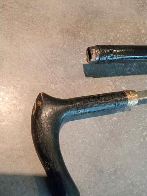 Antieke wandelstok uit de 14e eeuw, Antiek en Kunst, Curiosa en Brocante, Ophalen of Verzenden