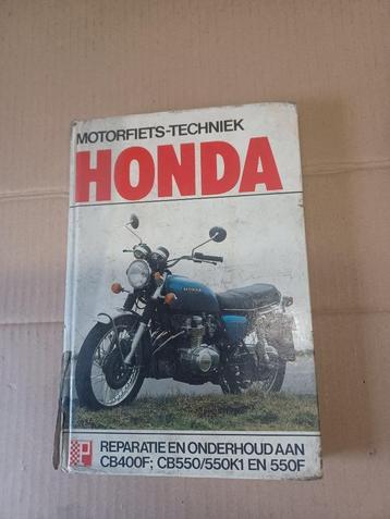 Werkplaatshandboek honda cb400f cb550/550k1/550f beschikbaar voor biedingen