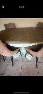Tafel met 6 stoelen, Huis en Inrichting, Tafels | Eettafels, Ophalen, Zo goed als nieuw