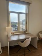 Groot modern bureau 160cm – houtlook, Huis en Inrichting, Ophalen, Zo goed als nieuw, Bureau