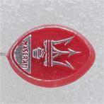 SP1383 Speldje Maserati zilver op rood, Collections, Utilisé, Enlèvement ou Envoi