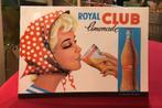 Kartonnen reclamebord Royal Club Limonade, Reclamebord, Ophalen of Verzenden, Zo goed als nieuw