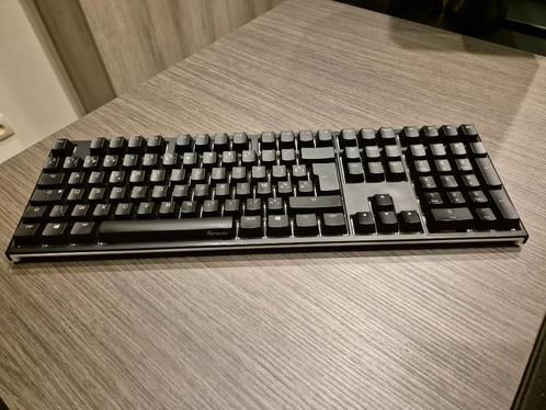 Ducky One 2 RGB (MX Blue, AZERTY BE), Informatique & Logiciels, Claviers, Comme neuf, Azerty, Filaire, Enlèvement ou Envoi