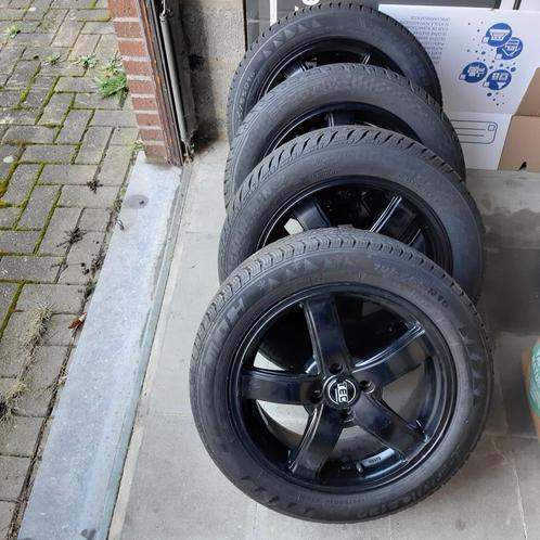 4 x Winterbanden Privilo s130 195/55 r16/Velgen tec 16 inch, Auto-onderdelen, Banden en Velgen, Velg(en), Winterbanden, 16 inch