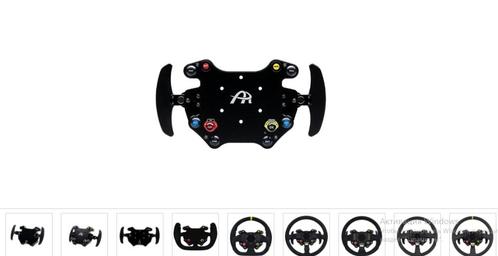 Ascher Racing Buttonplate B16L USB met twee race stuurwielen, Computers en Software, Joysticks, Zo goed als nieuw, Ophalen of Verzenden