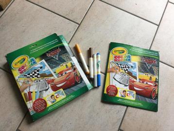 COLORIAGE MAGIQUE"CRAYOLA"DISNEY-CARS/3 ANS+CARTES GRATIS