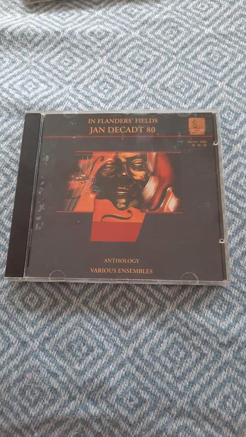 Anthology kamer muziek JAN DECADT 80 (CD), Cd's en Dvd's, Cd's | Klassiek, Zo goed als nieuw, Kamermuziek, Ophalen of Verzenden