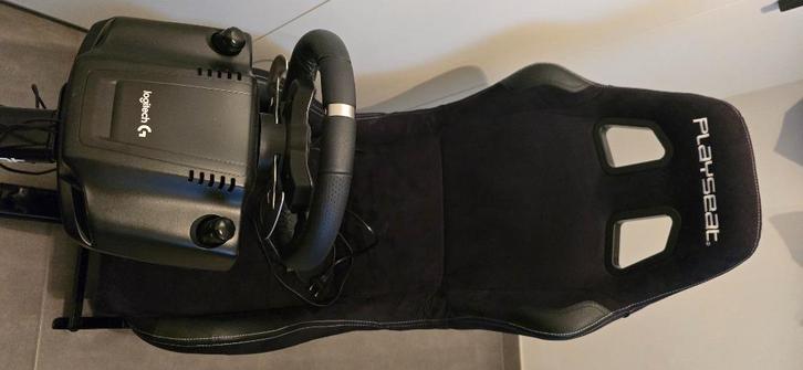 logitech g920 met playseat, Games en Spelcomputers, Spelcomputers | Xbox | Accessoires, Gebruikt, Ophalen