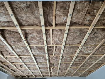 Glaswol isolatie (+/- 30m²) beschikbaar voor biedingen