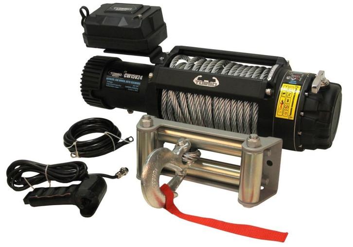 Elektrische lier 24V 6804kg, Auto diversen, Overige Auto diversen, Verzenden
