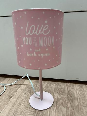 Lampe chevet Love you to the moon and back