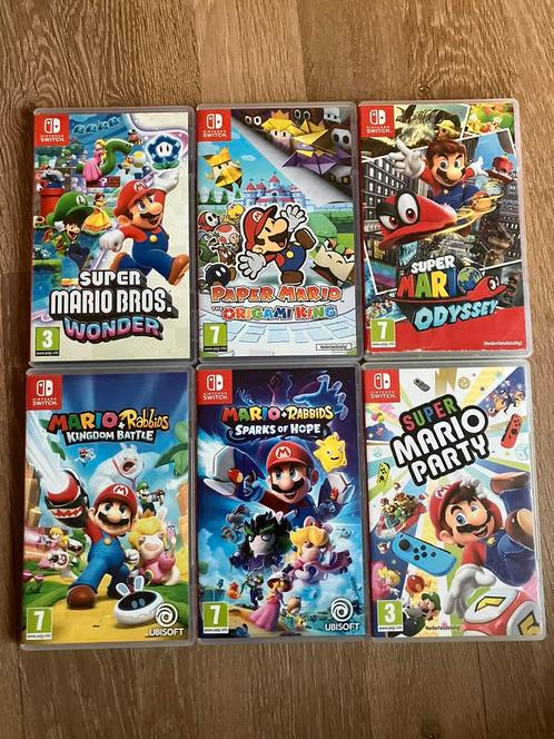 Switch - Mario games, Games en Spelcomputers, Games | Nintendo Switch, Ophalen of Verzenden