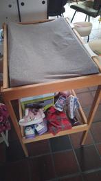 Luiertafel met bakjes + kussen + luieremmer, Ophalen, Luieremmer, Zo goed als nieuw, Prenatal
