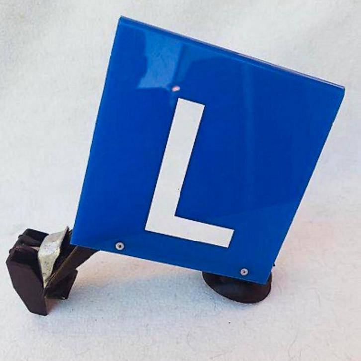 Lesauto Dakbord blauw L-bord Leswagen les-auto dak klem, Auto diversen, Auto-accessoires, Zo goed als nieuw, Ophalen of Verzenden