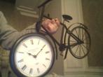 Petit vélo horloge, Antiquités & Art, Antiquités | Accessoires de maison, Enlèvement ou Envoi