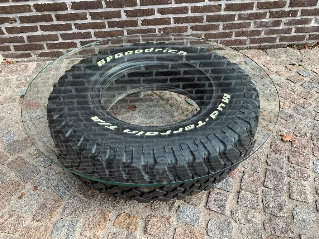 salon tafel, Rond, Comme neuf, Enlèvement, 50 à 100 cm