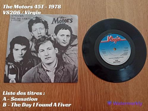 The Motors Sensation 45T - 1978, CD & DVD, Vinyles Singles, Utilisé, Single, 7 pouces, Enlèvement ou Envoi