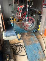 Heftafel 'werkbrug' bromfiets, scooter of motor hydraulisch, Ophalen, Gebruikt