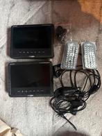 2 lecteurs dvd + 2 telecommandes + chargeur et ecouteur, Enlèvement, Comme neuf