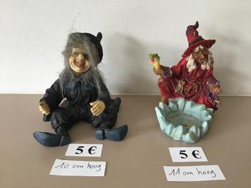 5 Halloween beeldjes aan 5 euro per stuk beschikbaar voor biedingen
