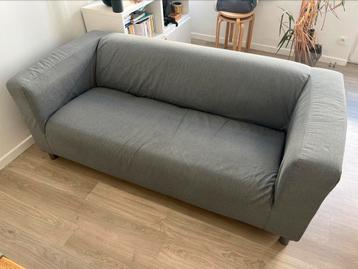 Canapé IKEA Klippan gris, 75 à 100 cm, Enlèvement, Utilisé, Deux personnes