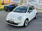 Fiat 500 1.4B  2015 124.000km euro 6b pano dak jaar garantie, Voorwielaandrijving, 4 zetels, Stof, Wit