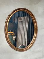 Antieke spiegel - 53 cm hoog + 43 cm breed, Minder dan 100 cm, Minder dan 50 cm, Ophalen of Verzenden, Ovaal