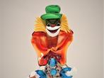 Filippo Maso-sculptuur  Clown 30 cm - glas, Ophalen