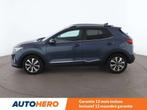 Kia Stonic 1.0 TGDI Edition 7 (bj 2021), Auto's, Voorwielaandrijving, Stof, Gebruikt, Blauw
