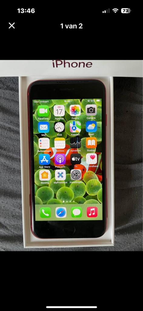 IPhone Se 2020 red 64Gb, Telecommunicatie, Mobiele telefoons | Apple iPhone, Gebruikt, 64 GB, Zonder abonnement, iPhone SE (2020)