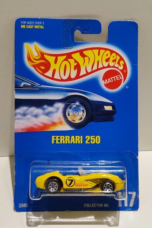 Hot Wheels Ferrari 250 Long Card (uit 1991), Hobby en Vrije tijd, Modelauto's | Overige schalen, Ophalen of Verzenden