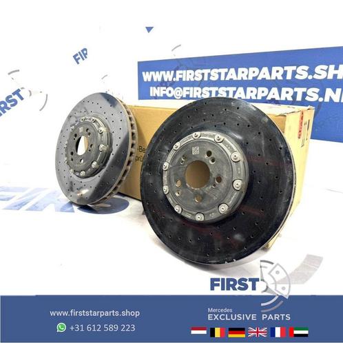 KERAMISCHE REMSCHIJF W205 C205 W206 C63 C63s W213 E63 E63s W, Auto-onderdelen, Remmen en Aandrijving, Mercedes-Benz, Gebruikt