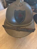 Casque belge de la croix rouge modele adrian en liege, Enlèvement ou Envoi, Armée de terre, Casque ou Béret
