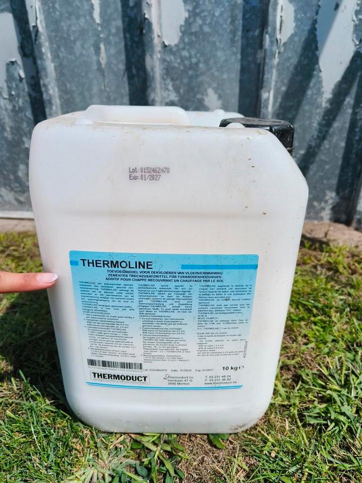 Te koop: overschot vloeibare Thermoline, Doe-het-zelf en Bouw, Verwarming en Radiatoren, Zo goed als nieuw, Ophalen