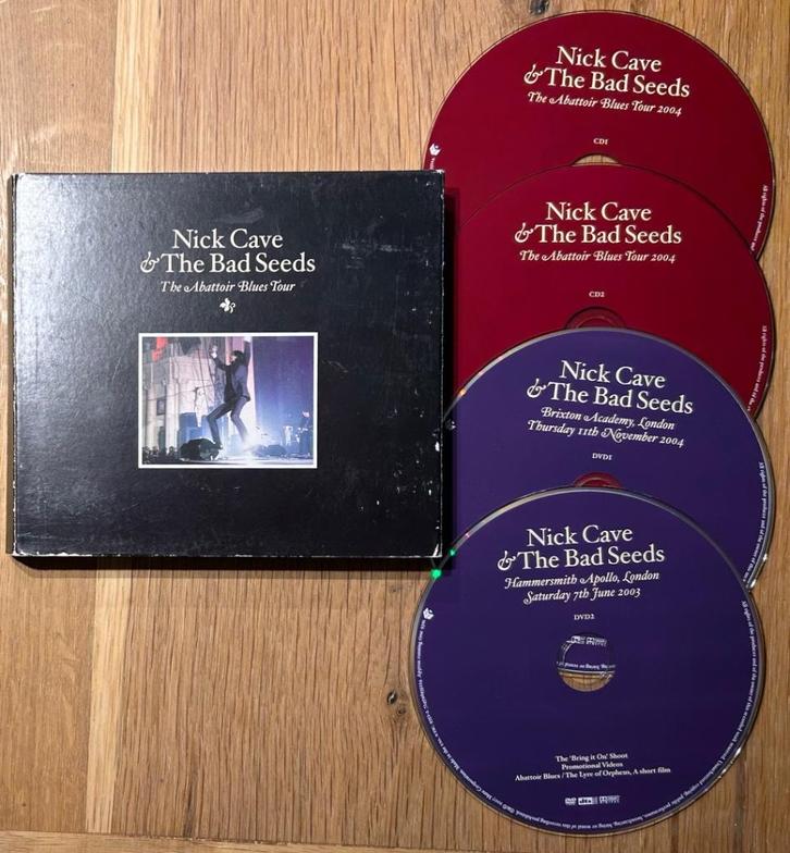 NICK CAVE - The abattoir blues tour ( 2CD & 2DVD ), Cd's en Dvd's, Cd's | Rock, Zo goed als nieuw, Poprock, Verzenden
