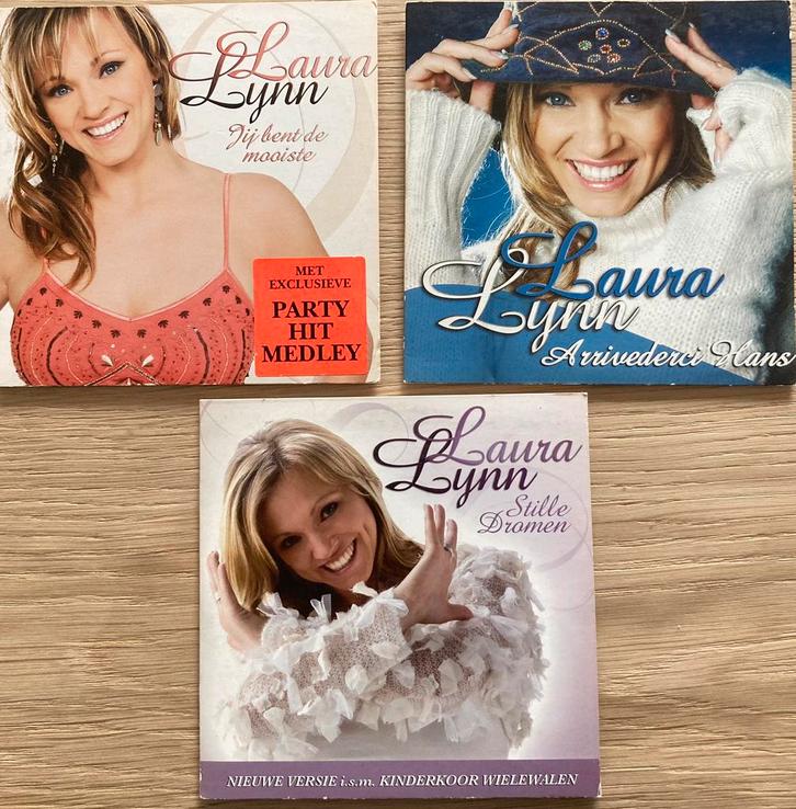 Laura Lynn:Jij bent de mooiste,Arrivederci Hans,Stille Drome, Cd's en Dvd's, Cd's | Nederlandstalig, Zo goed als nieuw, Levenslied of Smartlap