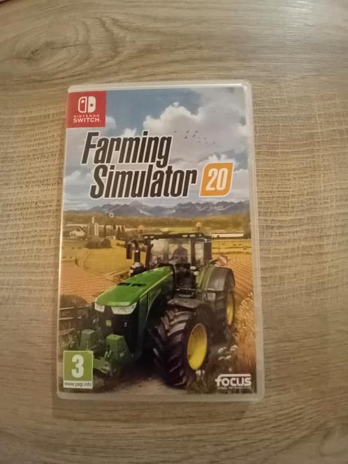 Farming Simulator 20 (Switch), Consoles de jeu & Jeux vidéo, Jeux | Nintendo Switch, Comme neuf, Simulation, À partir de 3 ans