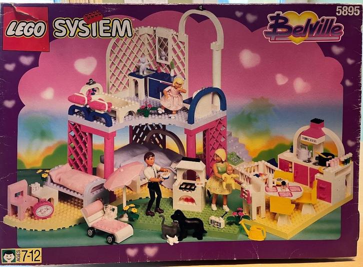 Lego Belville 5895 villa, grote doos, Kinderen en Baby's, Speelgoed | Duplo en Lego, Gebruikt, Lego, Ophalen