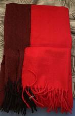 Escharpe Viscose Rouge Et Rouge Bordeaux, Autre, Enlèvement ou Envoi, Neuf, Écharpe