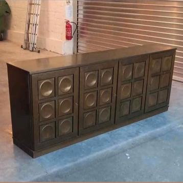 Vintage dressoir Brutalistisch dressoir Gerhard Bartels jare beschikbaar voor biedingen