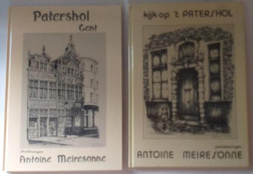 Patershol + Kijk op 't Patershol - 2x gesigneerd, Antiquités & Art, Art | Dessins & Photographie, Enlèvement ou Envoi